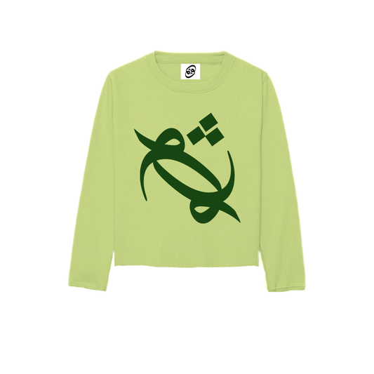 Thoth long sleeves lime green shirt